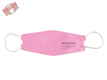 FFP2 Atemschutzmaske PROTECT, Form=Fisch, rosa (10 Stück)