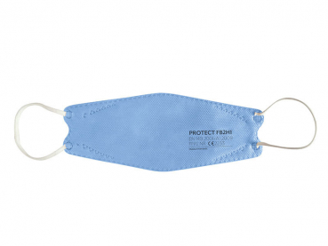 FFP2 Atemschutzmaske PROTECT, Form=Fisch, blau (10 Stück)