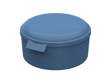 Mehrweg Menübox "ToGo" rund blau Ø 159 x 84 mm (35 Stk.)