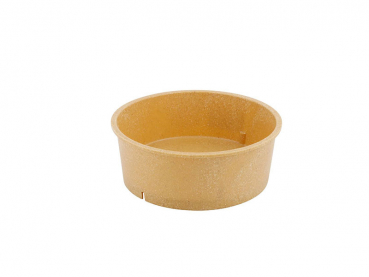 Mehrweg-Schalen Bowl Salatschale 650 ml Ø 150 mm H 60 mm braun (60 Stk.)