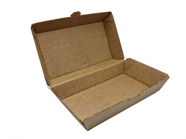Snackbox aus Wellpappe braun 190x110x75 mm (200 Stk.)