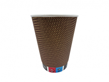 Coffee to go Kaffeebecher Ripple Cup 0,3 l. braun lila (50 Stk.)