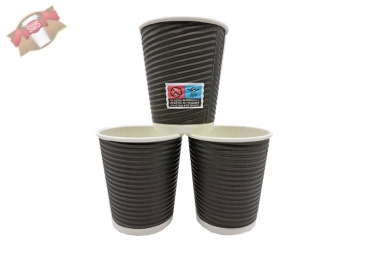 Coffee to Go Becher Ripple Cups 0,2 ltr. (50 Stk.)