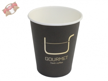 Coffee to go Becher "Gourmet" 200 ml glatt (1000 Stk.)