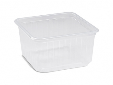 Quadroboxx Quadrobecher 500 ml PP klar 115 x 115 x 61 mm Feinkost (450 Stk.)