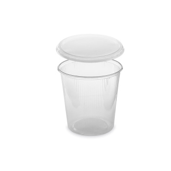Rundbecher Feinkostbecher 500 ml mit Deckel Becher Gastro aus PP (250 Stk.)