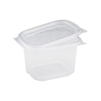 Feinkostbecher PP mit Deckel Ripboxx Tiny klar 500 ml 127 x 108 x 86 mm (50 Stk.)