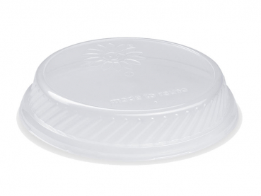 Mehrweg-Deckel PP klar Ø22 x 4 cm für Mehrweg-Teller (180 Stk.)