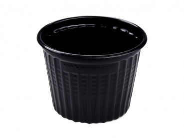 Mehrweg-Behälter PP Reware Snack schwarz Ø 115x86 mm 520ml (500 Stk.)