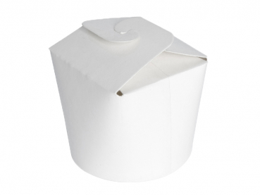 Bio-Minifaltbox Pommes Dönerbox Asiabox Nudelbox 70x70x65 mm weiß (500 Stk.)