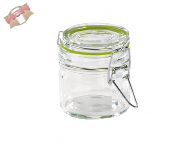 Mini-Einmachglas mit Deckel transparent 65x65x77 mm 100 ml (24 Stk.)