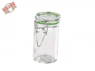 Mini-Einmachglas mit Deckel transparent 45x45x85 mm 65 ml (24 Stk.)