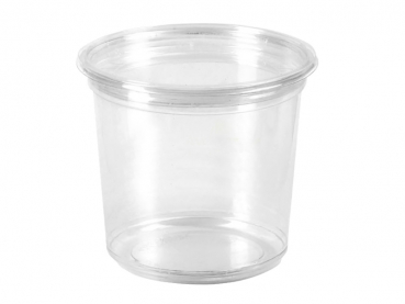 Bio-Deli Becher aus PLA 700 ml Ø 121 mm Deli Feinkostbecher (500 Stk.)