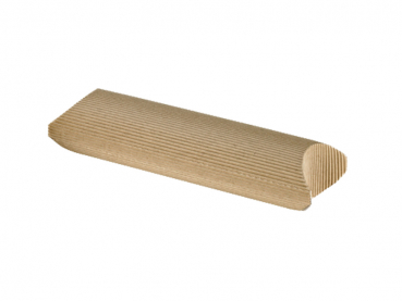 Sandwich-Etui Wraptasche braun aus gewelltem Karton 240x100x58 mm (450 Stk.)