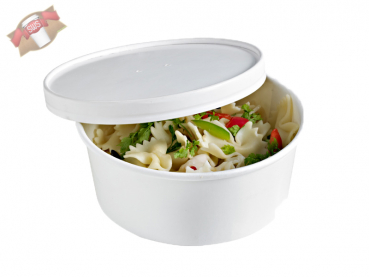 To Go-Becher Suppe/Salat "Buckaty" rund weiß 900 ml (360 Stk.)