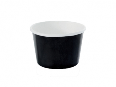 Pappbecher schwarz Dessert Ø 80mm H46mm 151ml (1.000 Stück)