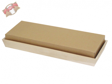 Karton Deckel für Holztablet 390x150 mm Bio (100 Stk.)