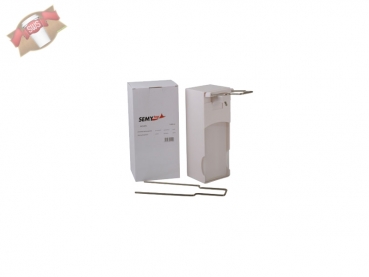 Seifenspender für Wandmontage mit Armhebel 100x280x90 mm, 1000 ml, weiß (1 Stk.)