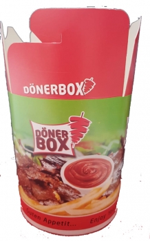 Dönerboxen Dönerbox Faltbox Döner Box Food to go 16 oz 400 ml (500 Stk.)
