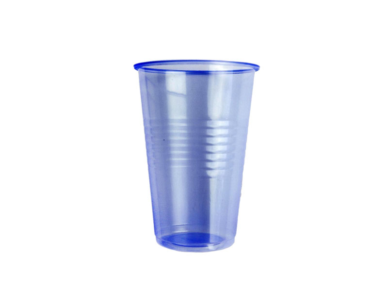 Becher Mundspulbecher 230 Blau Transparent 100 Stk