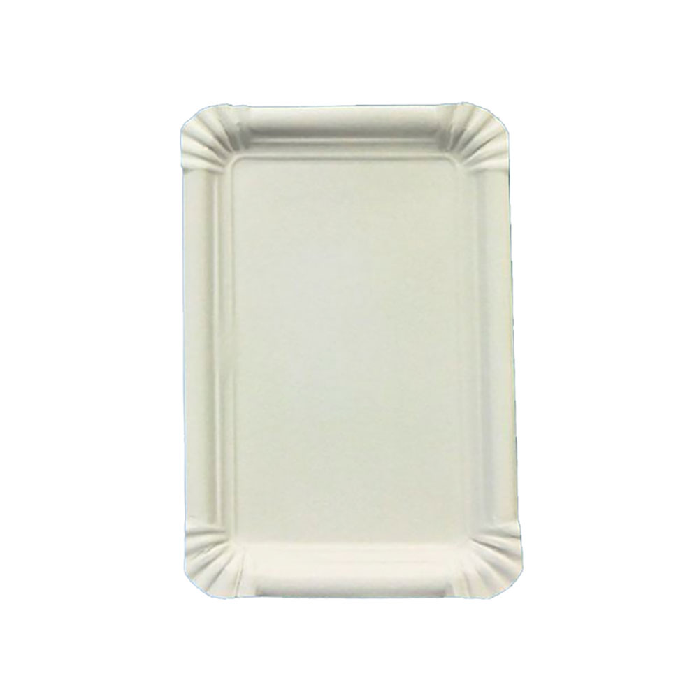 Produktbild von Enpack Pappteller Set KU1 – 500 Stück, 11x20x3 Cm, Pommesschalen, Einweg, Aus Frischfaser, Fettabweisend, Für Parties & Foodtrucks