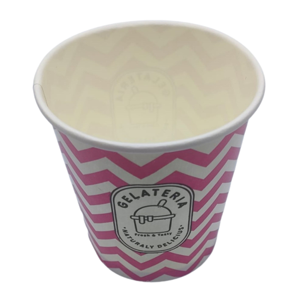 Eisbecher Becher für Eis 12 oz "GELATERIA" 300 ml Ø 88 x 94 mm (50 Stk.)