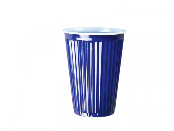 Automatenbecher 180 ml blau/weiß (100 Stk.)