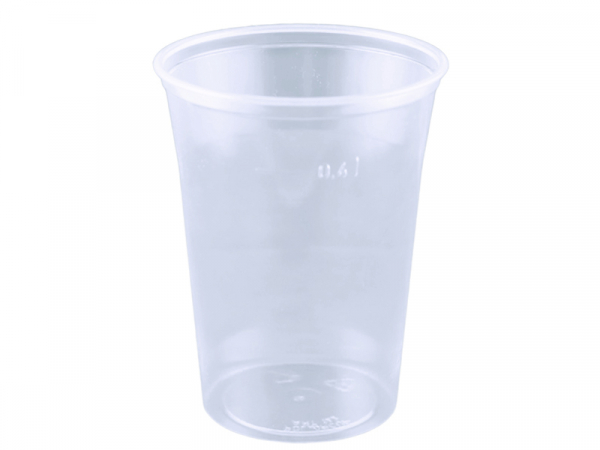 Trinkbecher klar 0,4 ltr. Ausschankbecher Plastikbecher PS (75 Stk.)