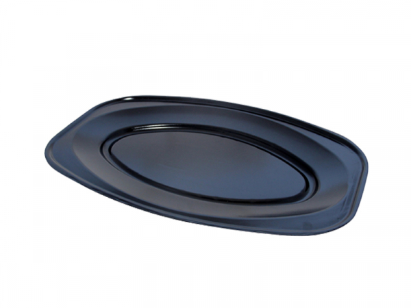 Servierplatte Partyplatte groß 55 x 36 cm EPS schwarz (5x10 Stk.)