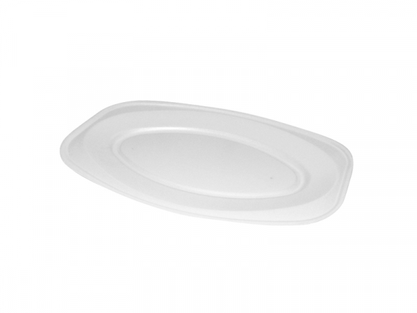 Servierplatte Partyplatte mittel 45 x 30,5 cm EPS weiß (9x10 Stk.)