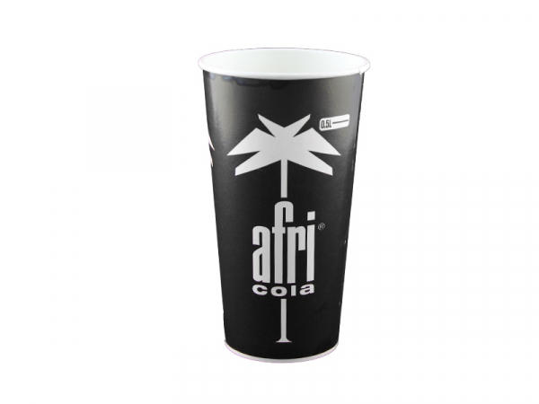 Pappbecher 0,5 l. 20 oz afri Cola (50 Stk.)