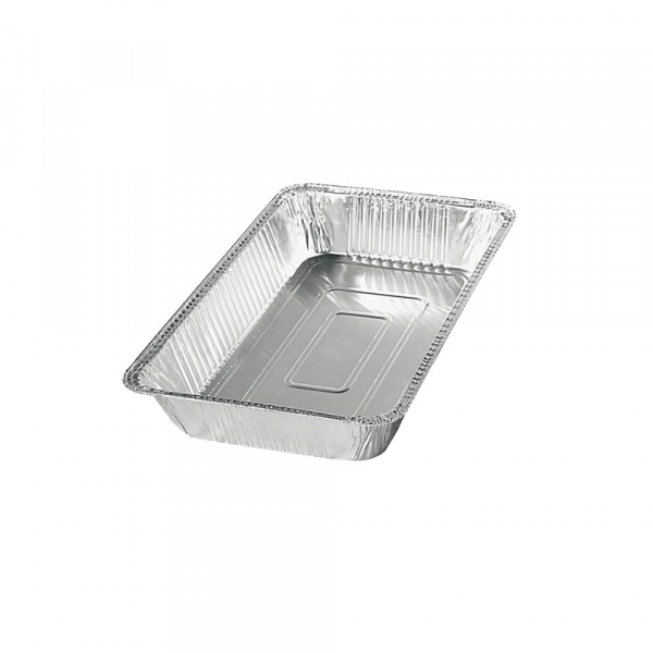 Aluschale 1/1 GN rechteckig 80 mm tief 8500 ml (50 Stk.)