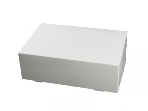 Tortenkarton 240x160x80 mm weiß (50 Stk.)