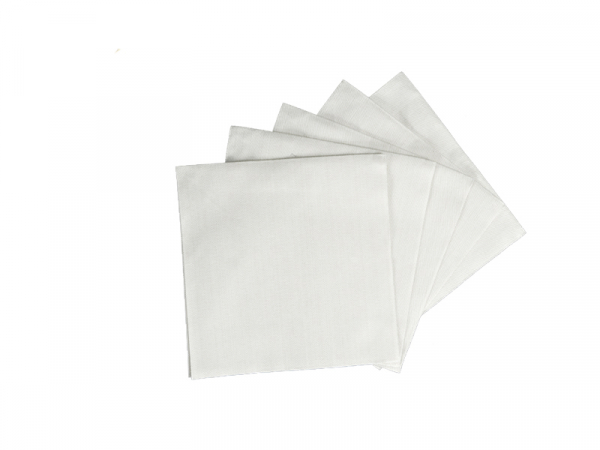Servietten 33x33 cm 1-lagig 1/4 weiß (100 Stk.)