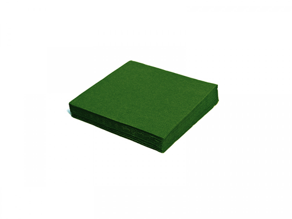 Servietten 1-lagig 33 x 33 cm 1/4 Falz grün (100 Stk.)