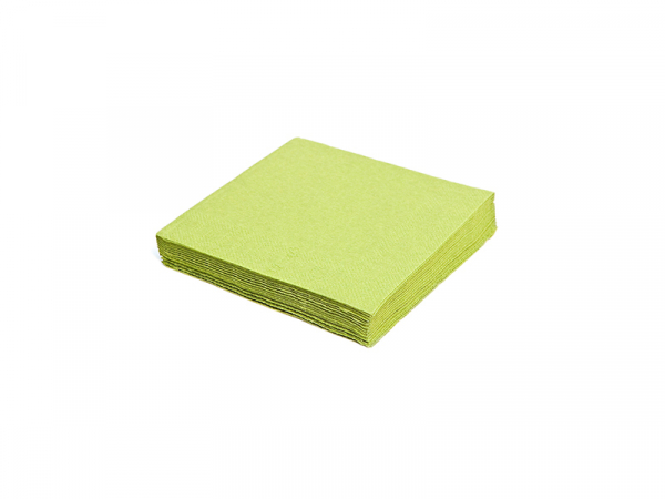 Servietten 33x33 cm 1/4 Falz 1-lagig kiwi (100 Stk.)
