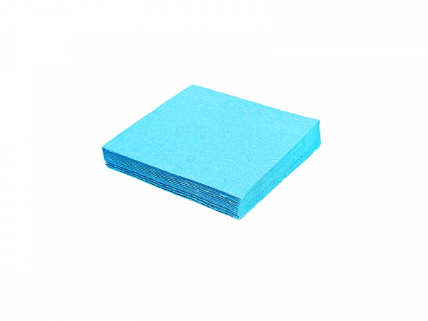 Servietten 33x33 cm 1/4 Falz 2-lagig hellblau blau (250 Stk.)