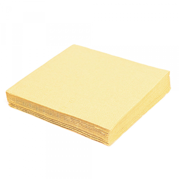 Servietten 33x33 cm 1/4 Falz 2-lagig champagner (250 Stk.)