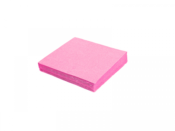 Servietten 33 x 33 cm 2-lagig 1/4 Falz rosa (250 Stk.)
