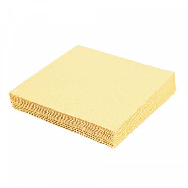 Servietten 33 x 33 cm 1/4 Falz 3-lagig elfenbein (250 Stk.)