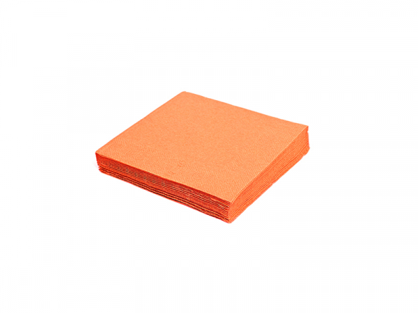 Servietten 33 x 33 cm 1/4 Falz 3-lagig orange (250 Stück)