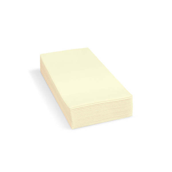 Tafelservietten | 33 x 33 cm | 1/8 Kopffalz | 3-lagig | champagner (250 Stk.)