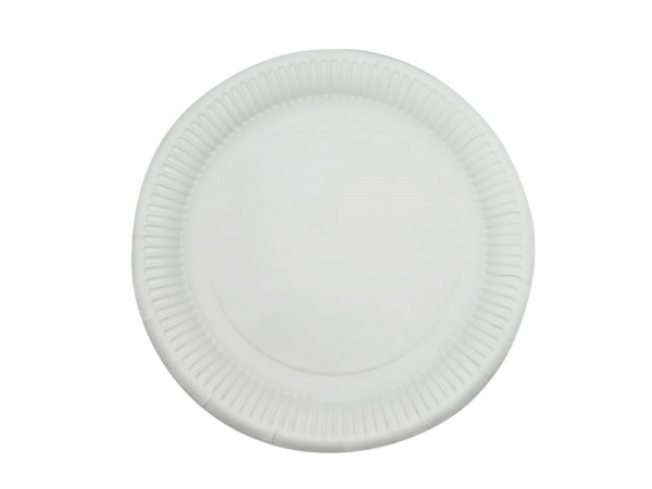Pappteller Imbißteller Ø 23 cm KU 23 beschichtet (100 Stk.)
