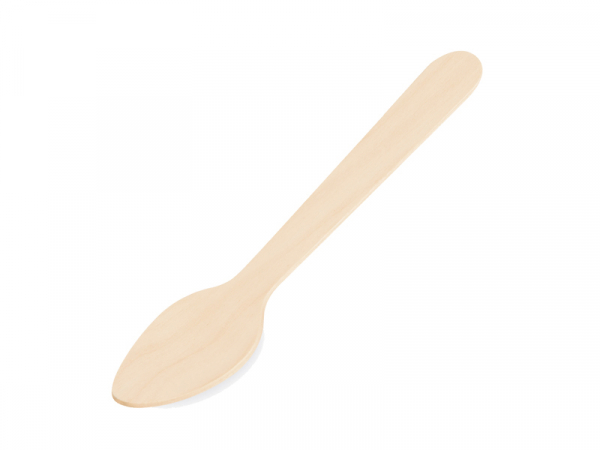 Löffel Holzlöffel Einweglöffel Kaffeelöffel 110 mm lang (10 Stk.)
