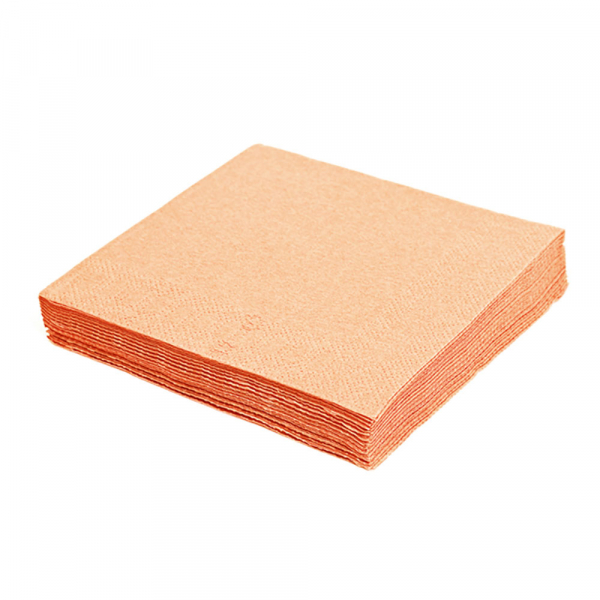 Servietten 40 x 40 cm 1/4 Falz 3-lagig apricot (250 Stk.)