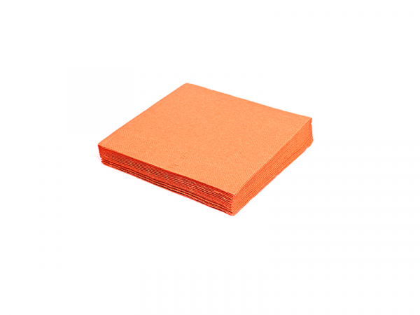 Servietten 40x40 cm 1/4 Falz 3-lagig orange (250 Stk.)