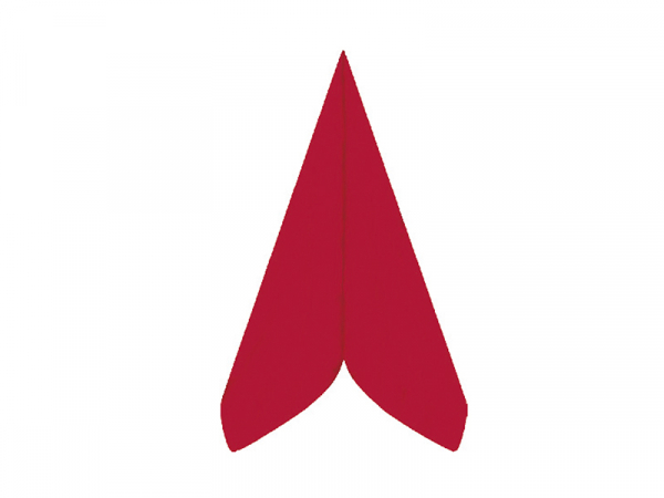 Airlaid Serviette Premium 40 x 40 cm 1/4 Falz rot (800 Stk.)