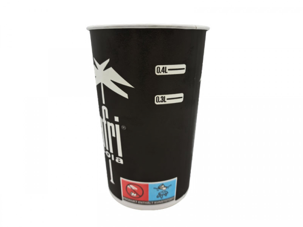 Pappbecher 0,3 + 0,4 l. 16 oz afri Cola (50 Stk.)