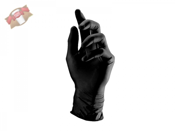 Handschuhe L schwarz Latex ungepudert (100 Stk.)
