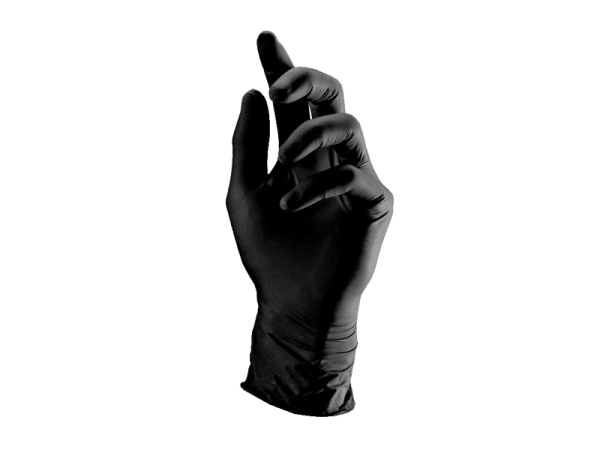 Handschuhe L schwarz Latex ungepudert (100 Stk.)